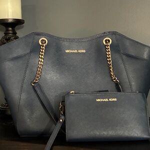 Michael Kors bag and wallet
